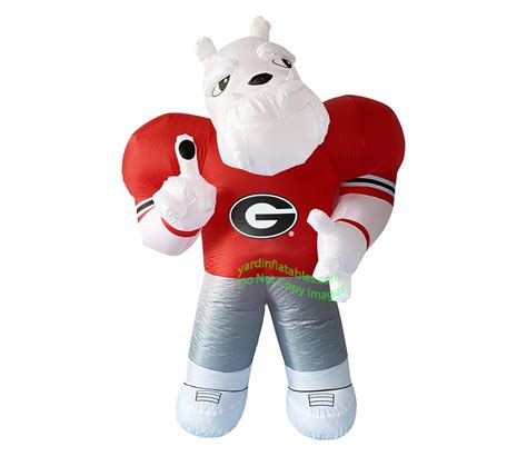 georgia bulldog inflatable|giant inflatable bulldog.